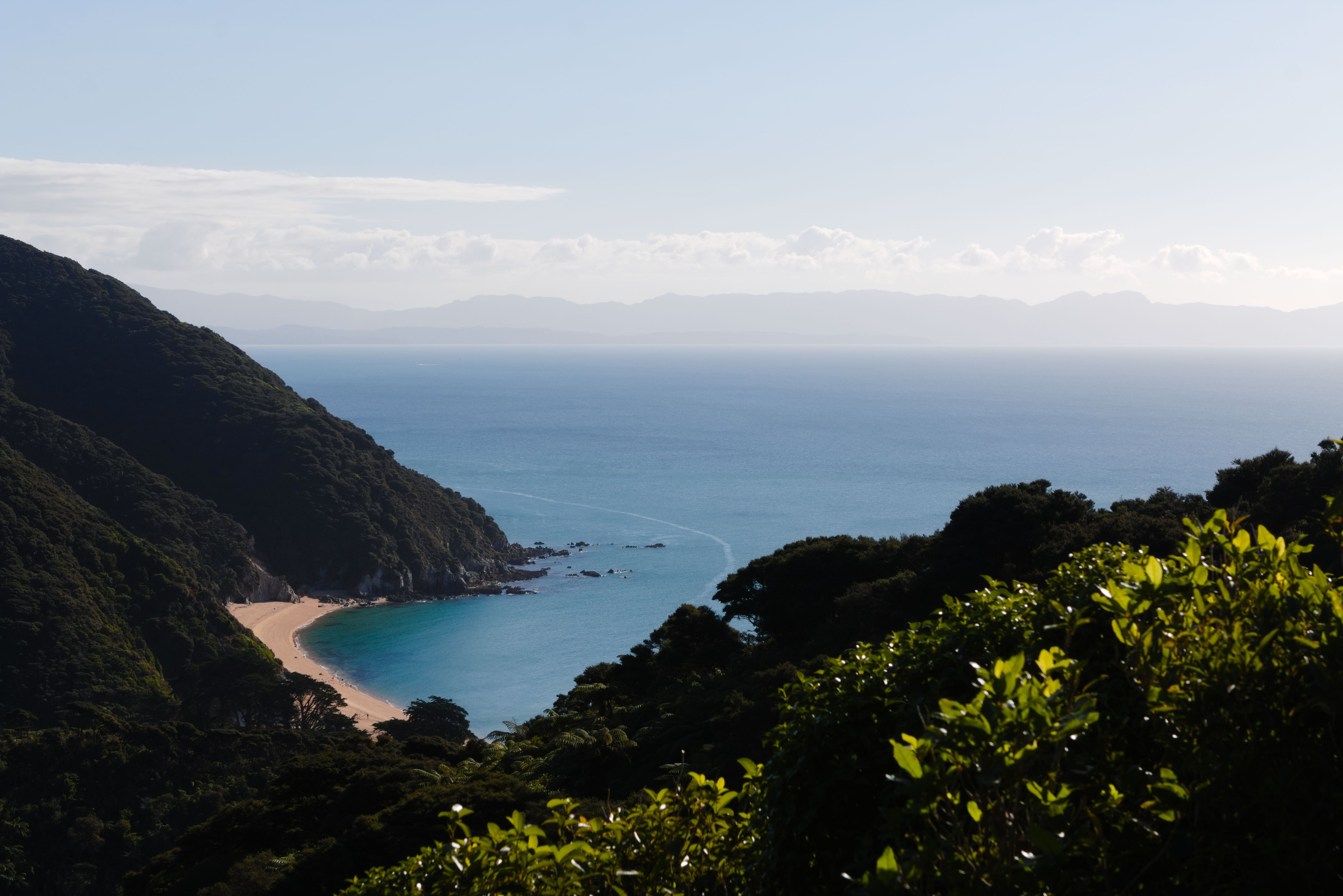 Looking back towards Golden Bay