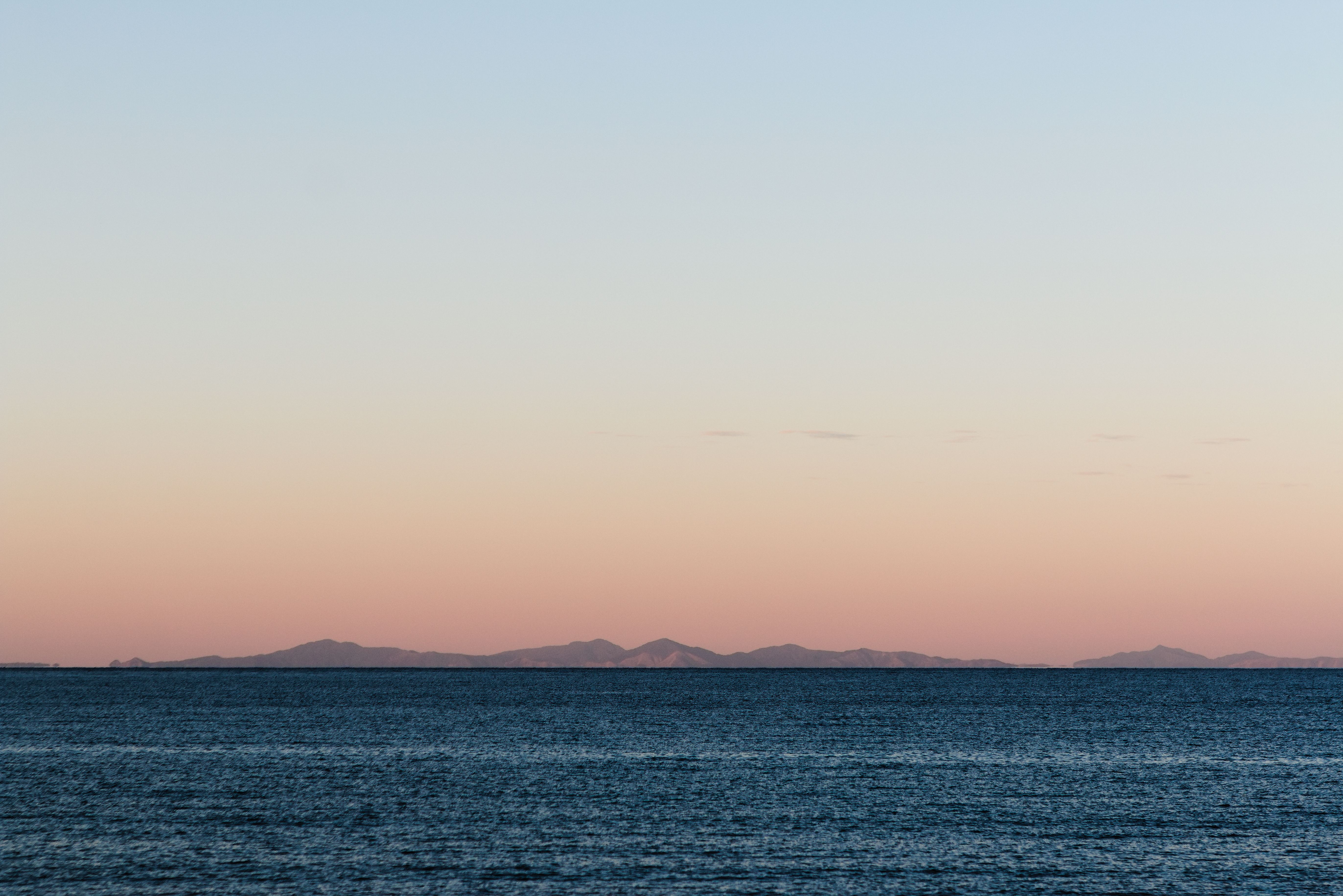 Sunset over Rangitoto ki te  Tonga / D'Urville Island