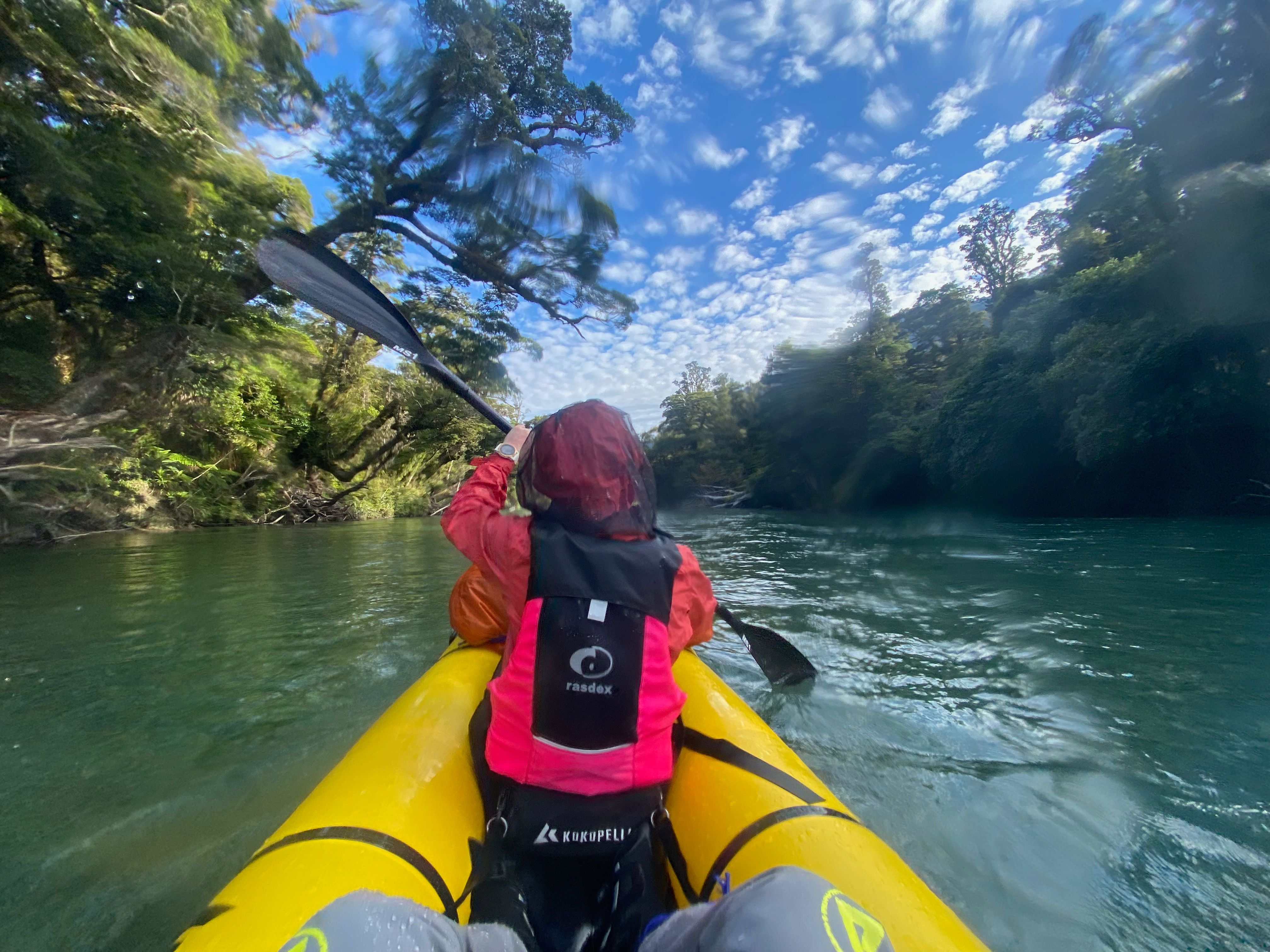 Amazing river and wet lens from the rapids.