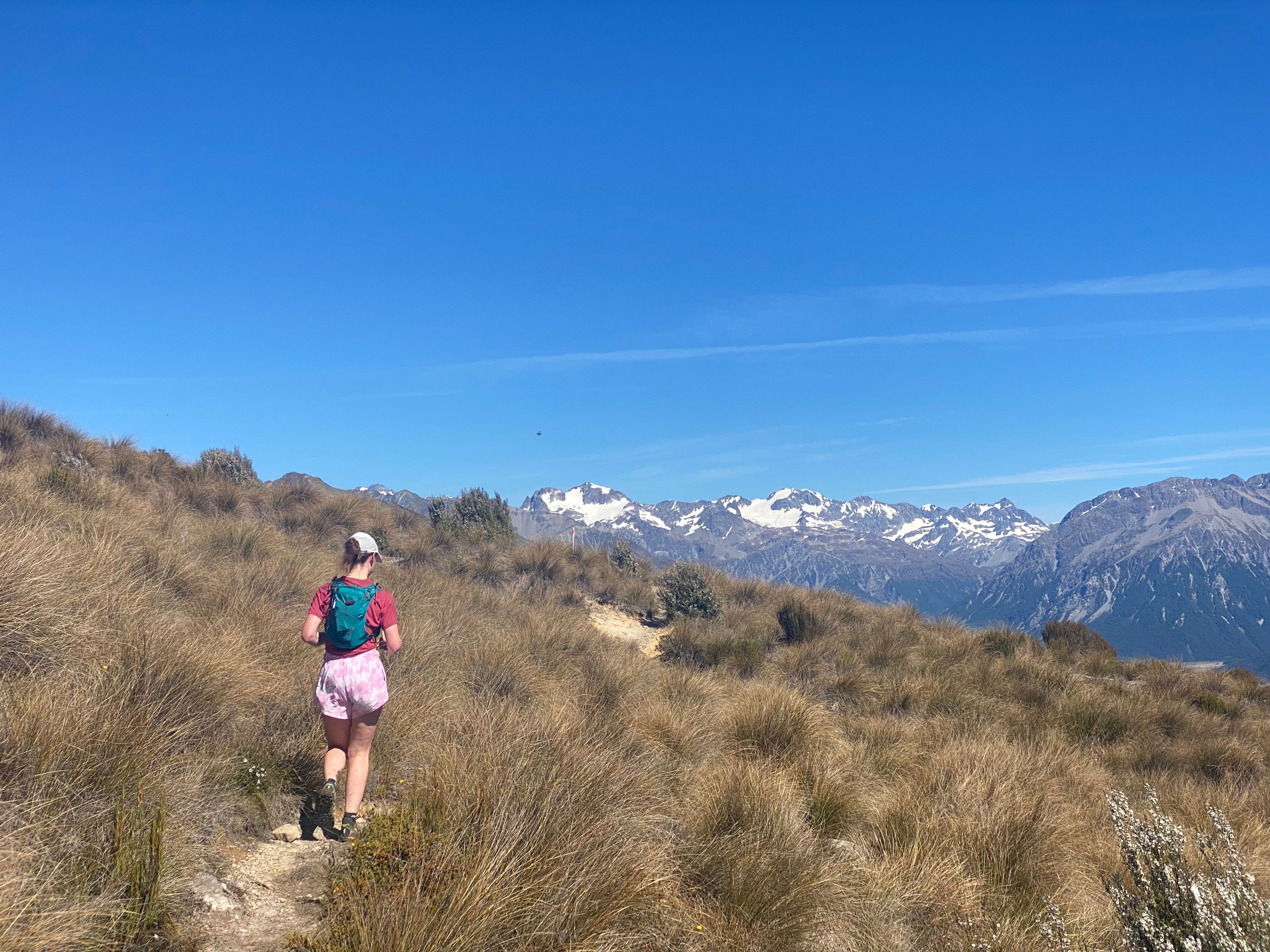 Out in the open on the way to Lagoon Saddle.