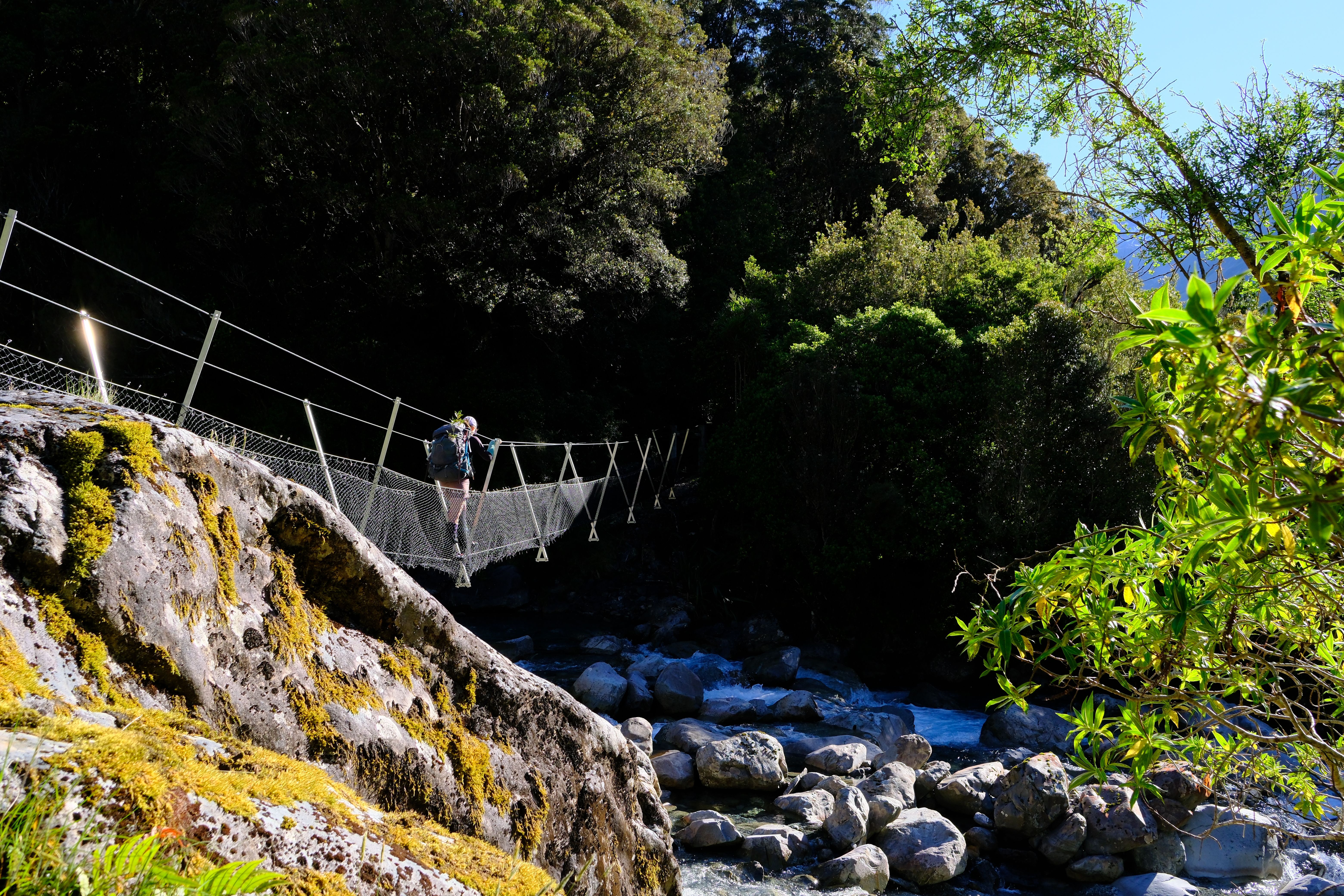 I think this was our first three-wire bridge, but Jen disagrees! I can't remember.