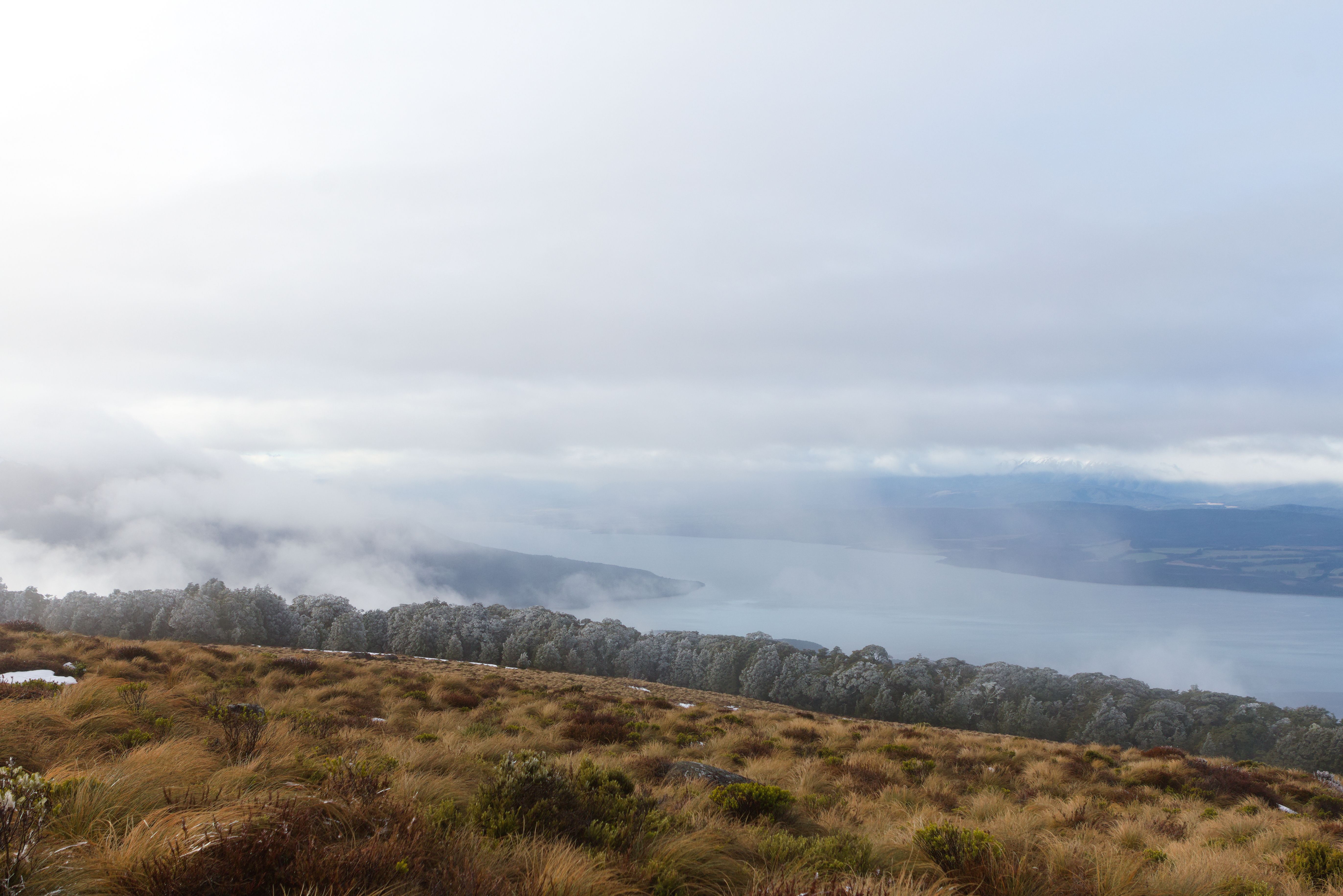 The view down Lake Te Anau.