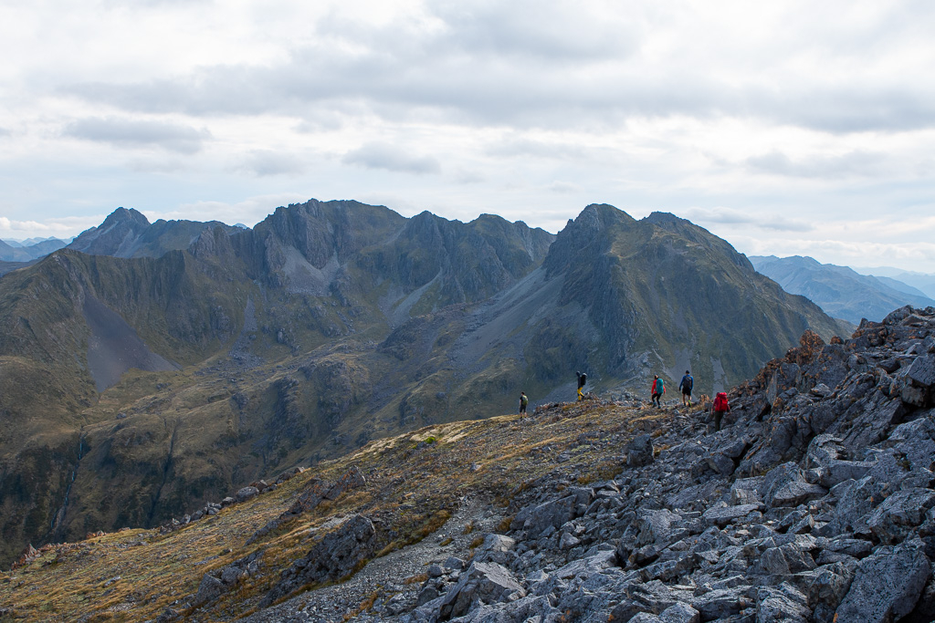 Descending to Brass Monkey Bivvy