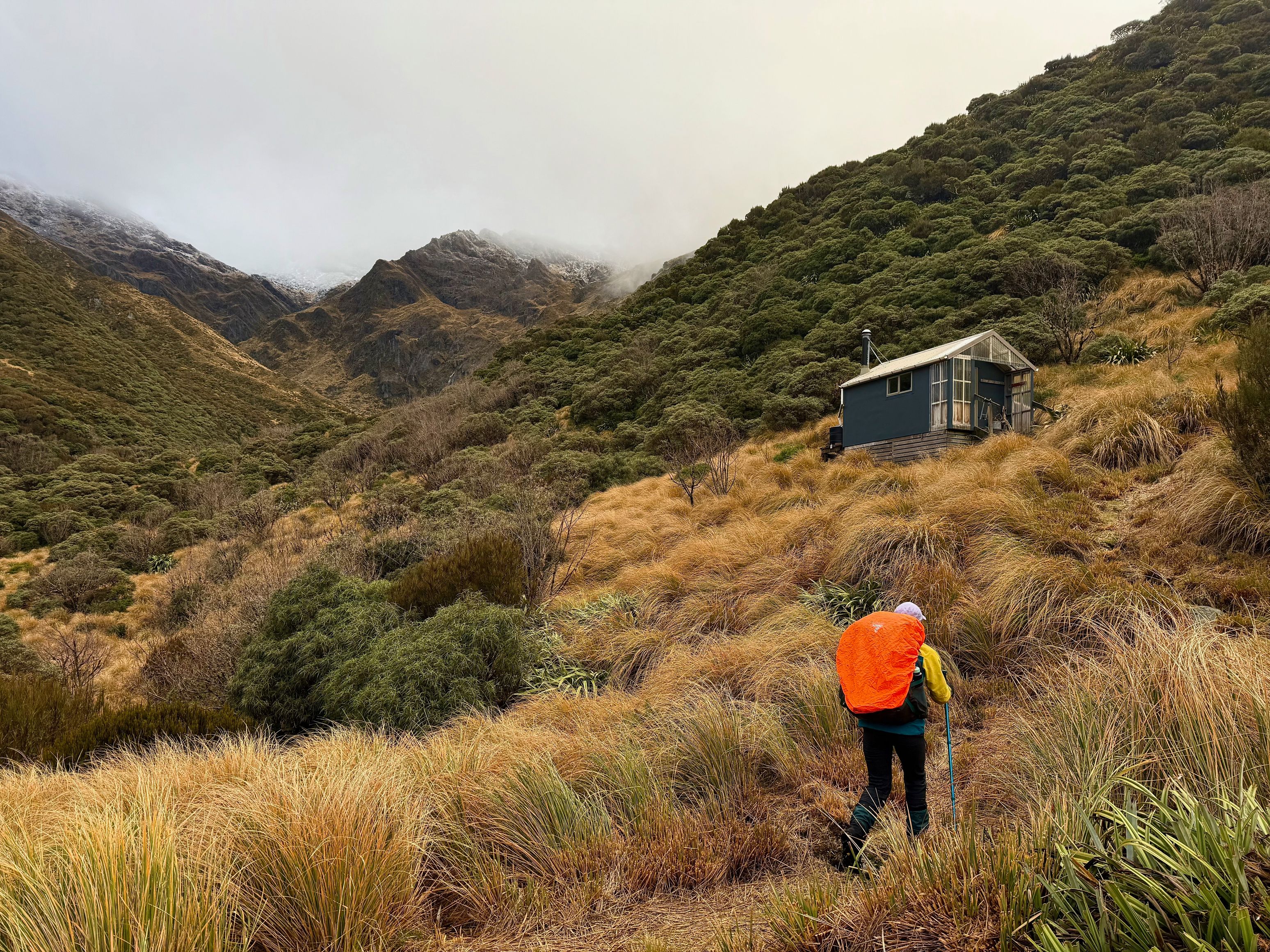 Top Kokatahi Hut! Very tidy and warm, although a previous occupant left it stinking of weed ๐