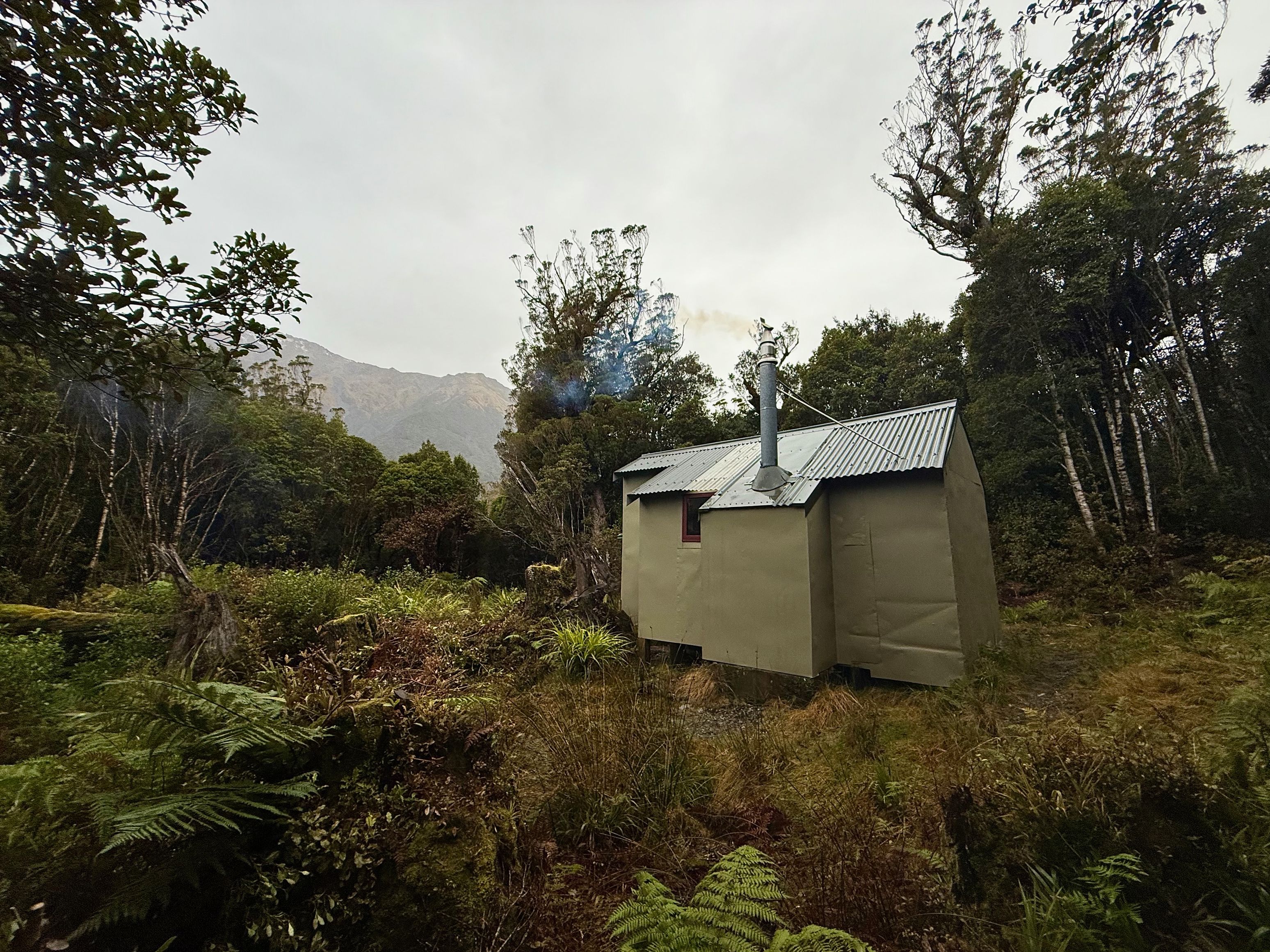 A quick snap of Boo Boo Hut in the rain.