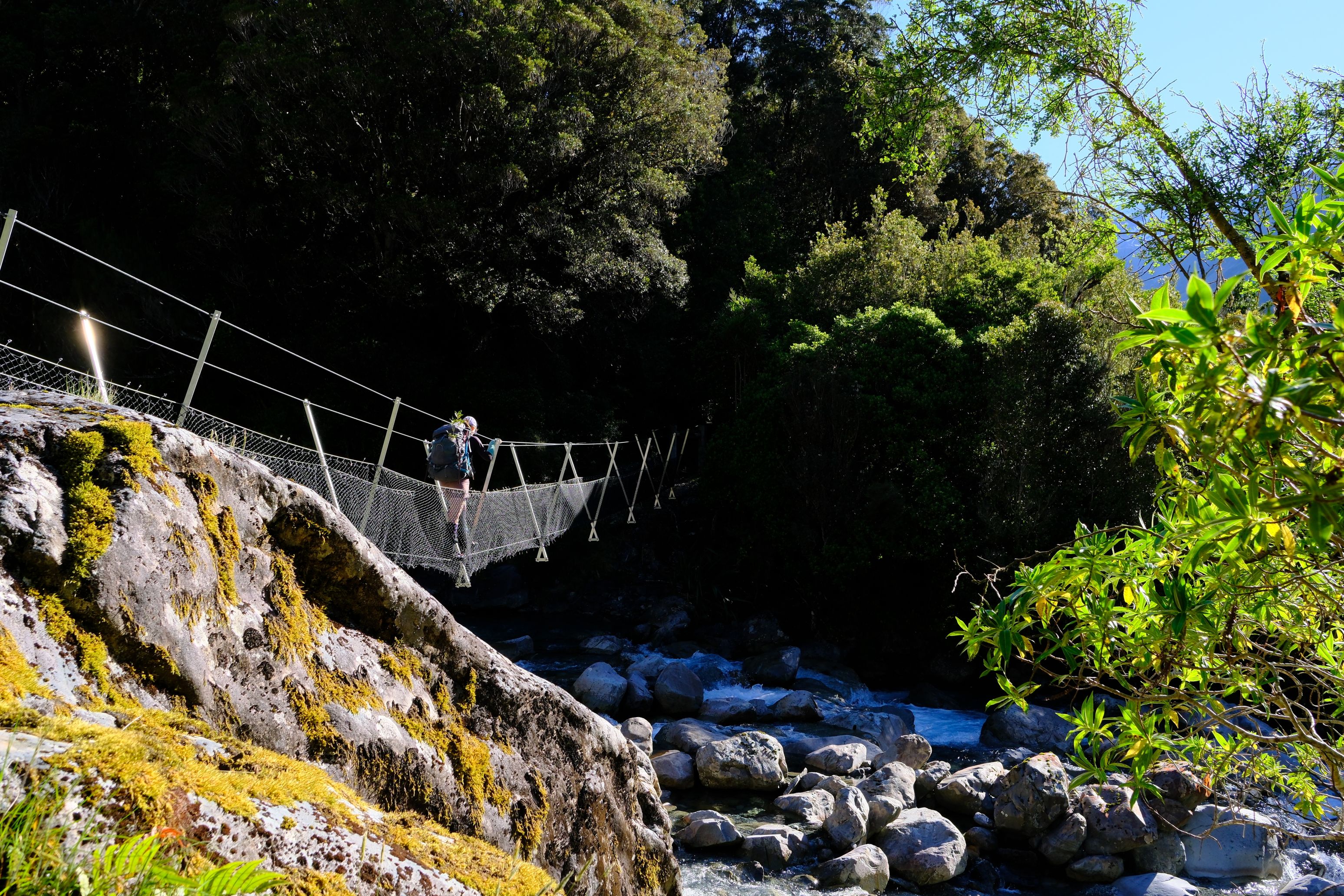 I think this was our first three-wire bridge, but Jen disagrees! I can't remember.